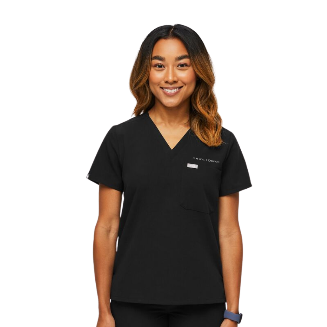 Catarina One-Pocket Scrub Top