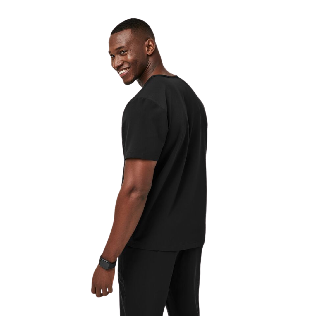 Leon Three-Pocket Scrub Top